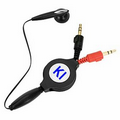 Retractable PC Earphone w/ Microphone